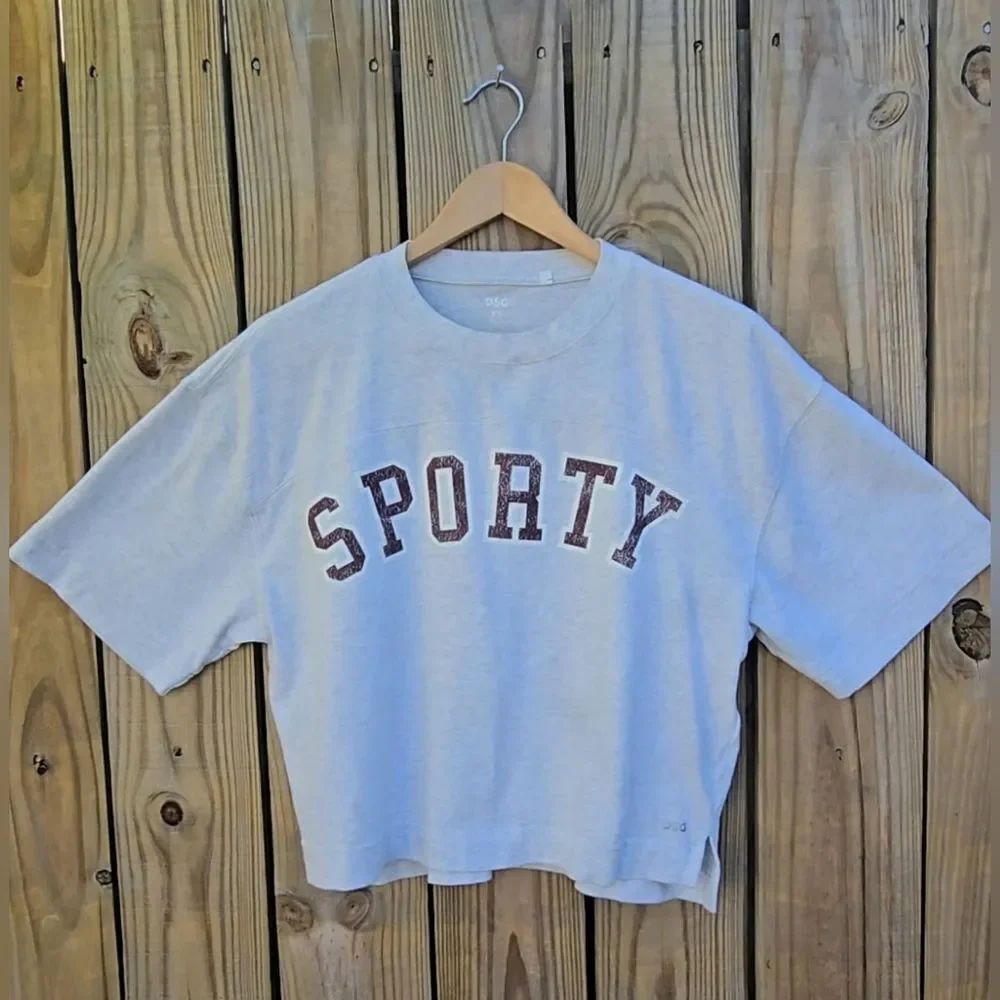 DSG Sporty Gray Crop Top